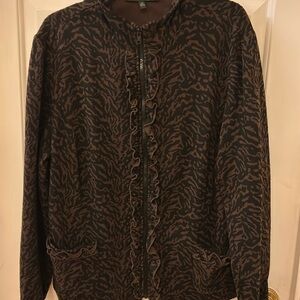 Zip jacket w pockets